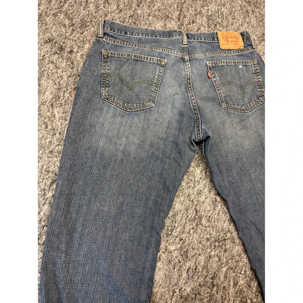 Levis 559 Relaxed Straight Mens Blue Denim Jeans 38x34 Medium Wash Classic